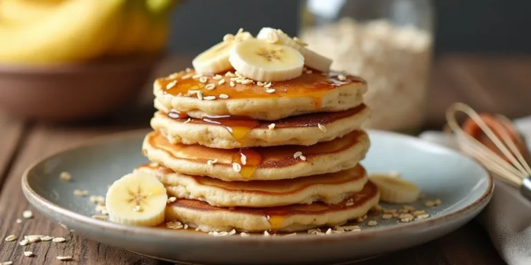 Easy Banana Oatmeal Pancakes: Healthy, And Delicious